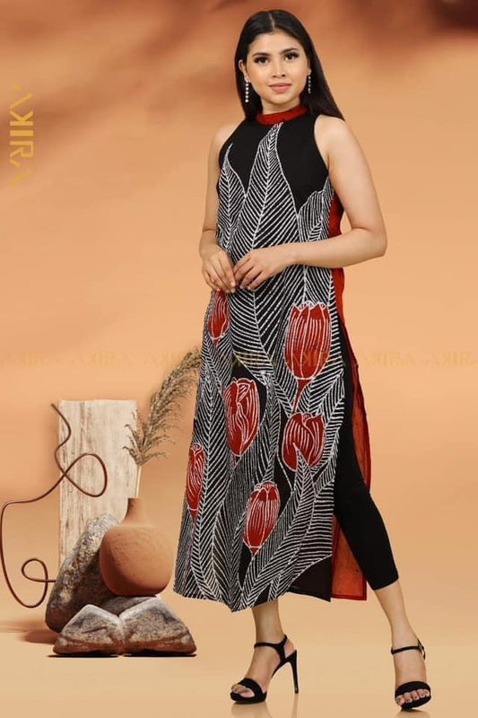 Aubrey batik kurti