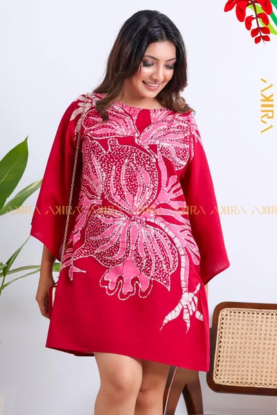 Butterfly Poncho Dress