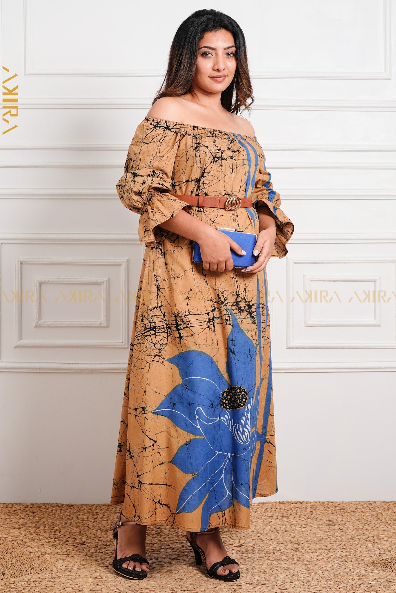Under Blue Flora Batik Dress