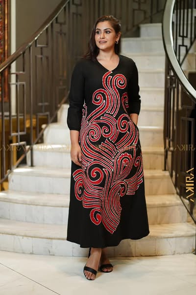 Chloe Batik Long Dress