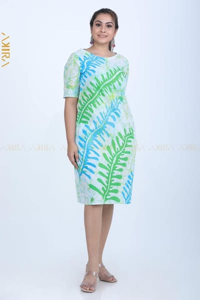 Shirley batik short dress