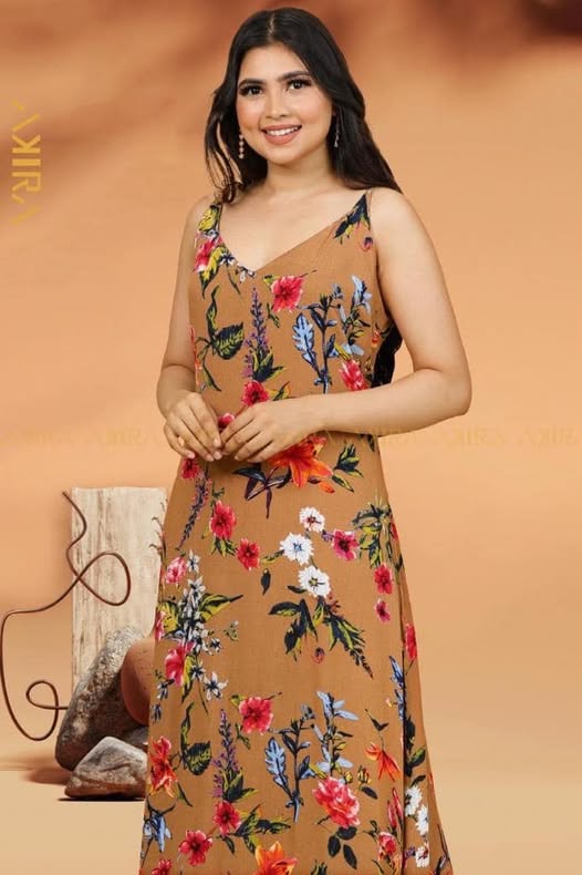 Aseliya Floral Print Dress