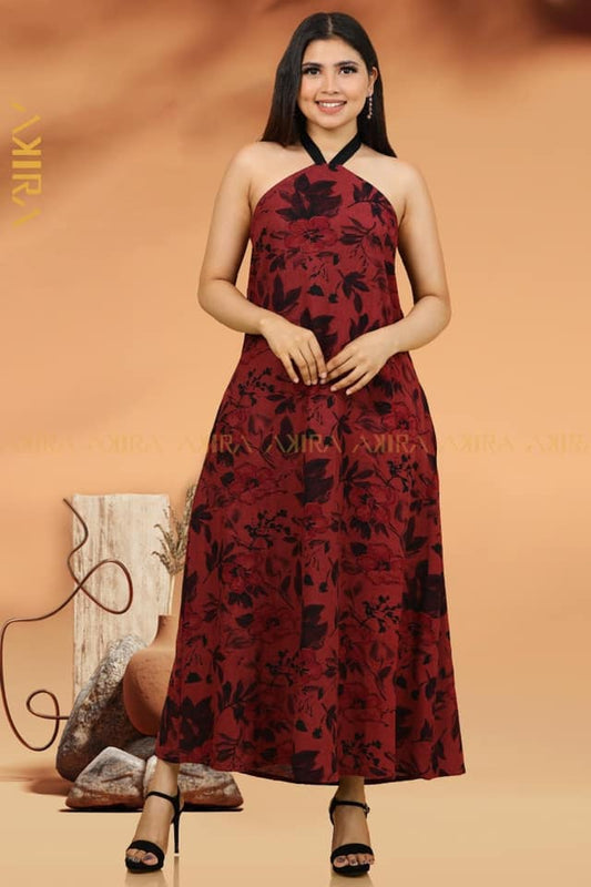 Clare halter Dress