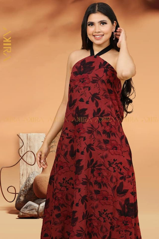 Clare halter Dress