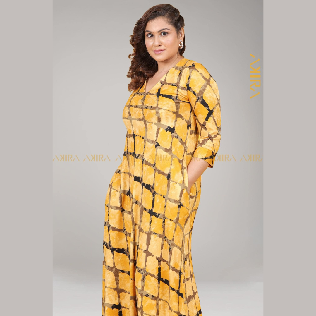 Marigold Easy Silhouette Dress