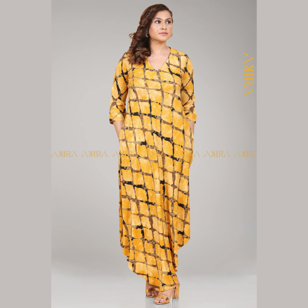 Marigold Easy Silhouette Dress