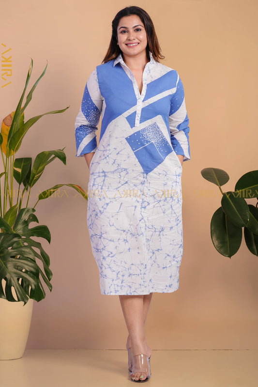 Gossamer Sky Batik Dress