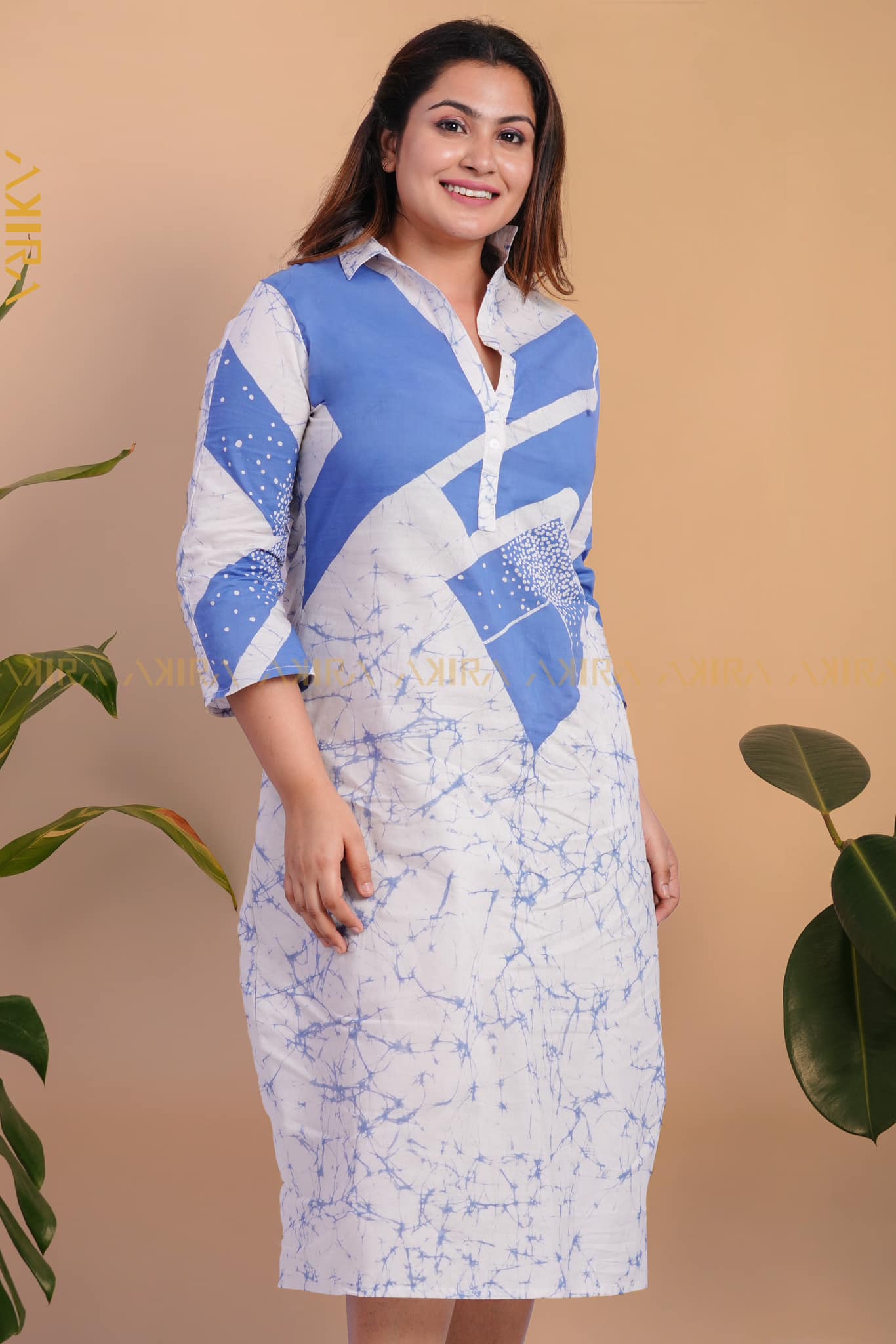 Gossamer Sky Batik Dress
