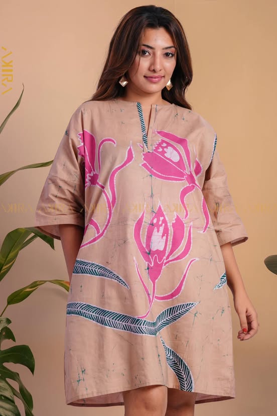 Forgot Me Not Field Batik Dress
