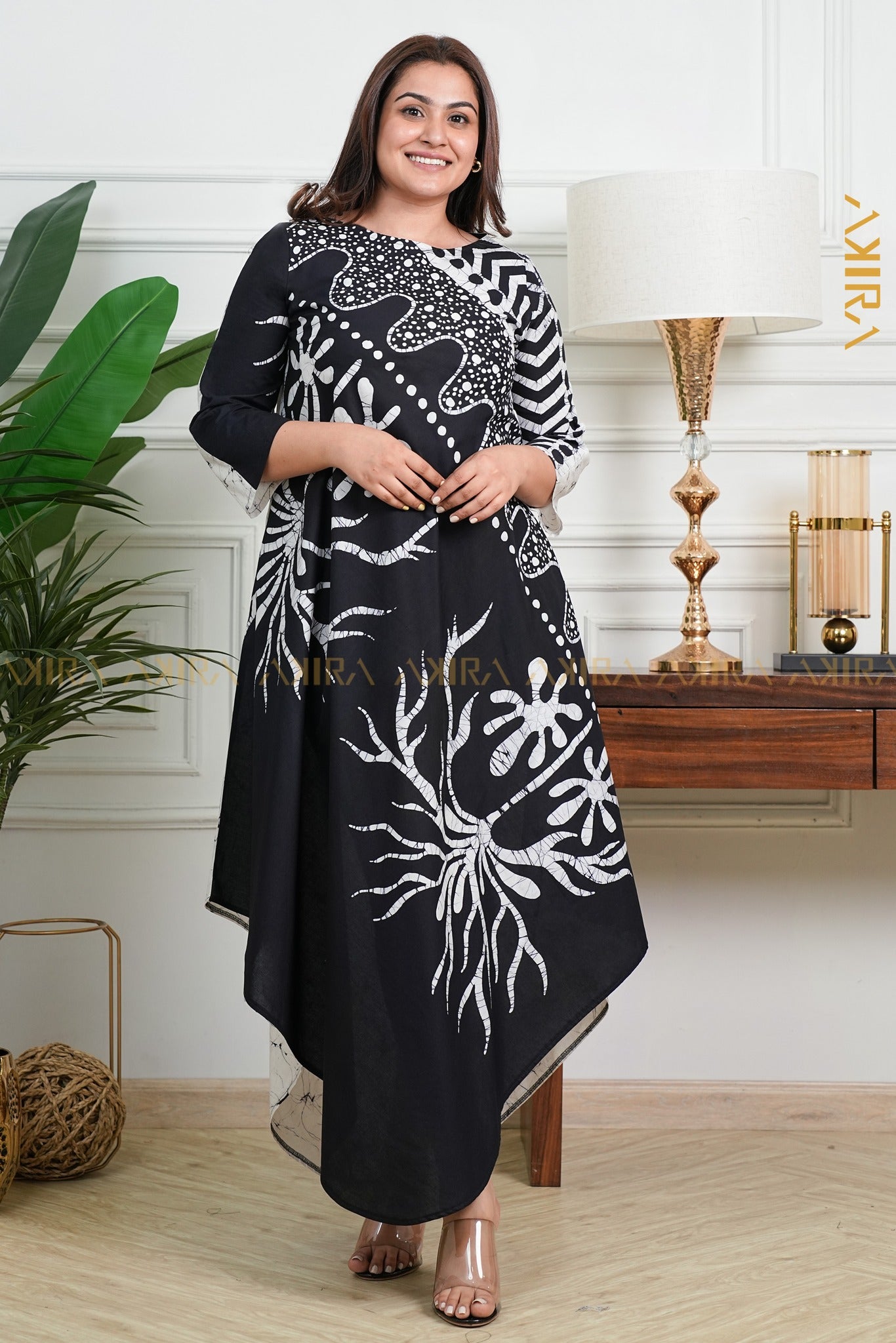Queen Anne Batik Designer Dress