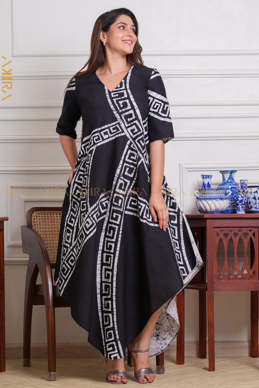 Modern Muse Batik Designer Dress