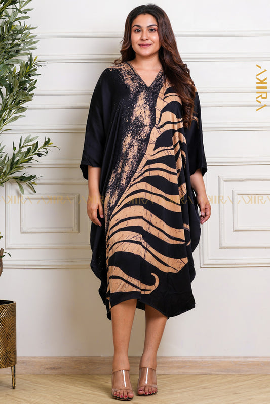 Azalindra Designer Silk Kaftan