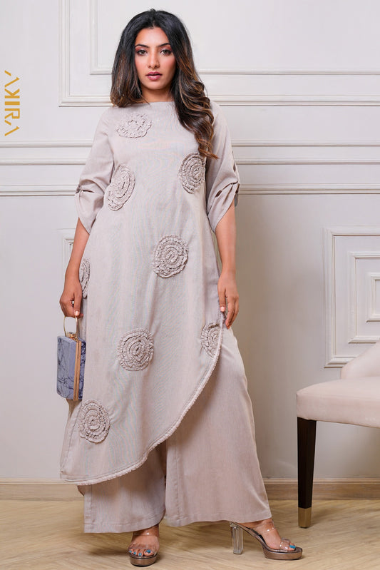 Dahila May Detail Top and Pant