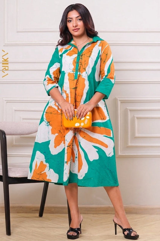 Moonlit Batik Dress