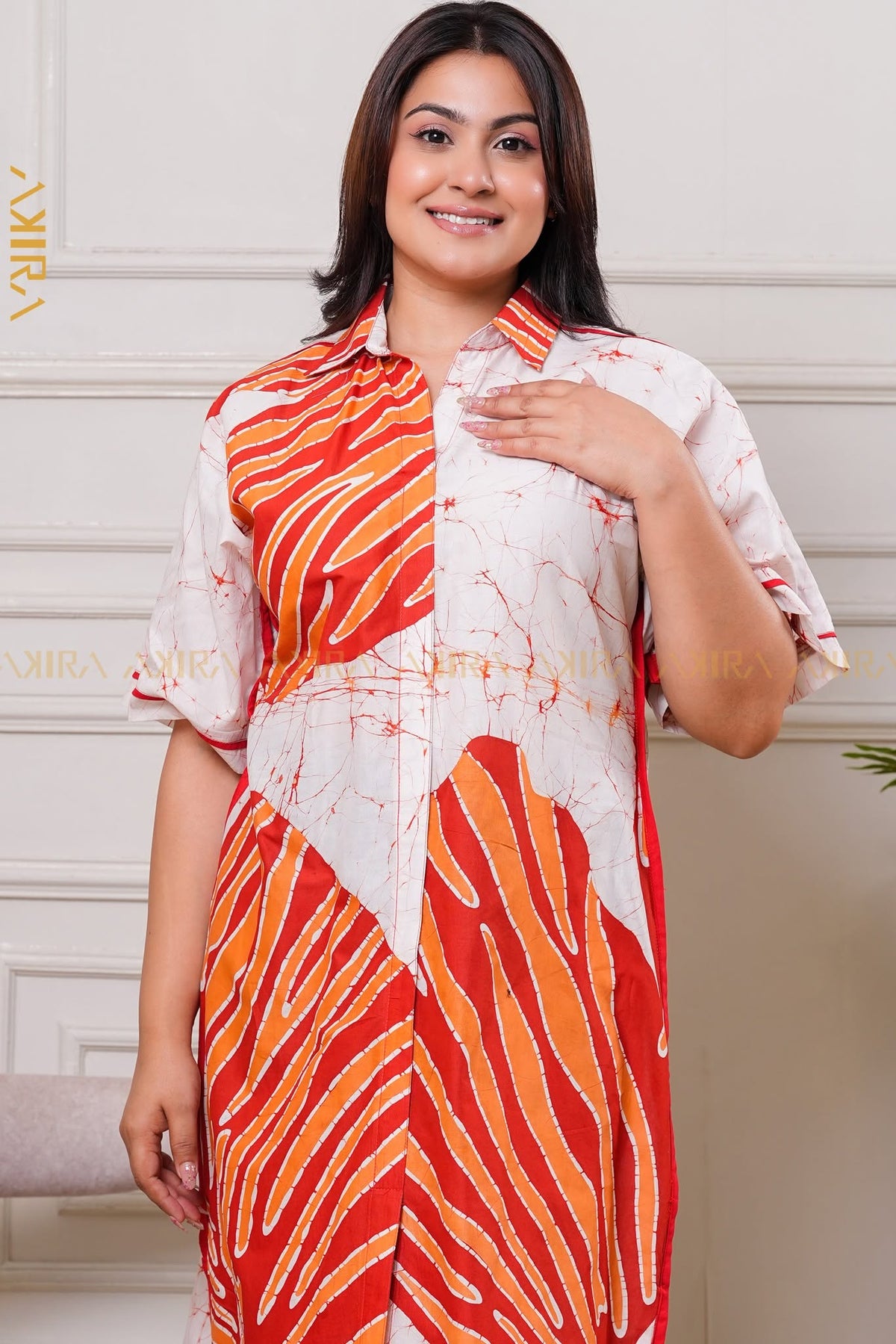 Geona Designer Batik Dress