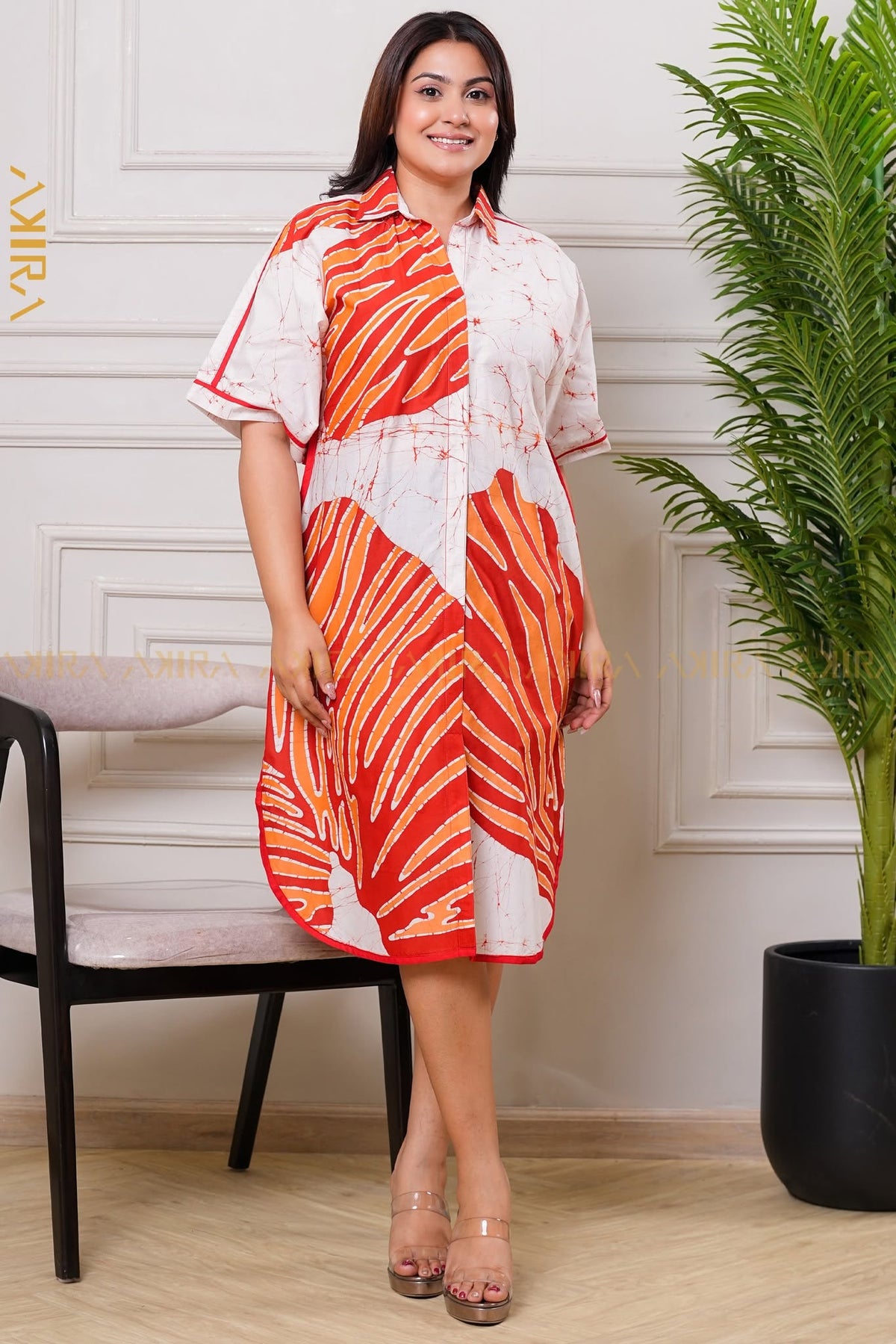 Geona Designer Batik Dress