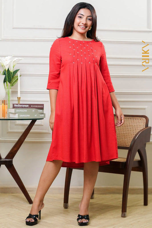 Orchid Whisper Elegant Dress